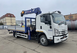 ISUZU FSR34-ULN (12т) С КМУ DONGYANG SS1414 (7т) БОРТ 6,0×2,55×0,6м